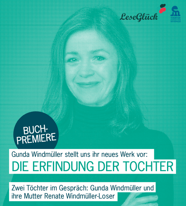 Bild von Gunda Windmüller sowie der Titel der Veranstaltung